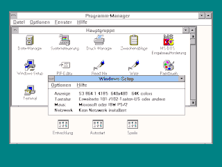 Windows 3.1 mit 64k Farbtiefe